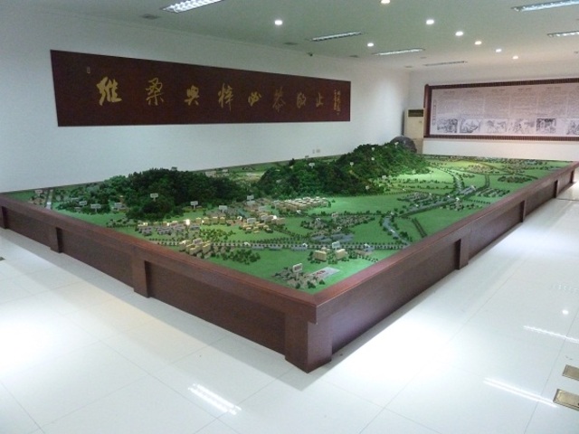 横山桥地区沙盘