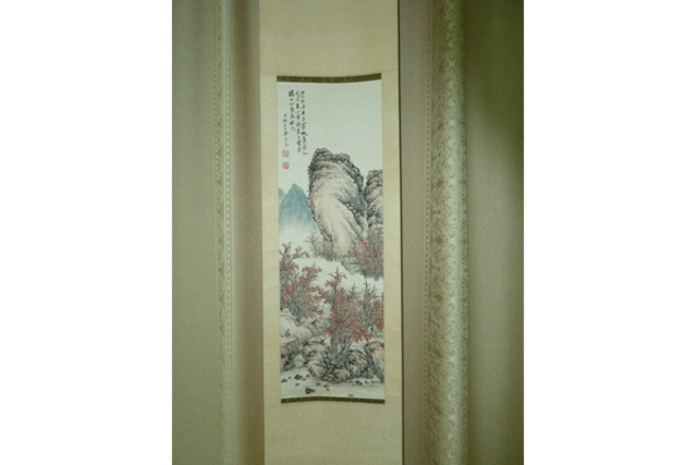 吴琴木山水画