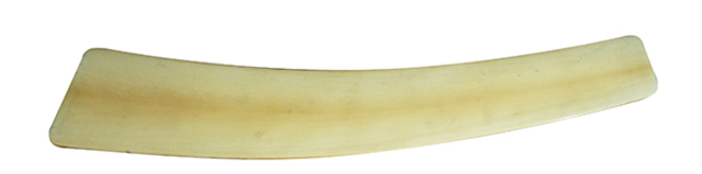 Ivory towards the plate