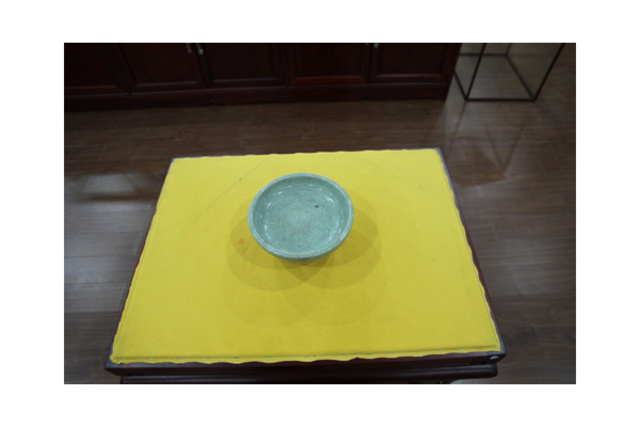 Longquan kiln blue glaze Kongming bowl Ming Dynasty