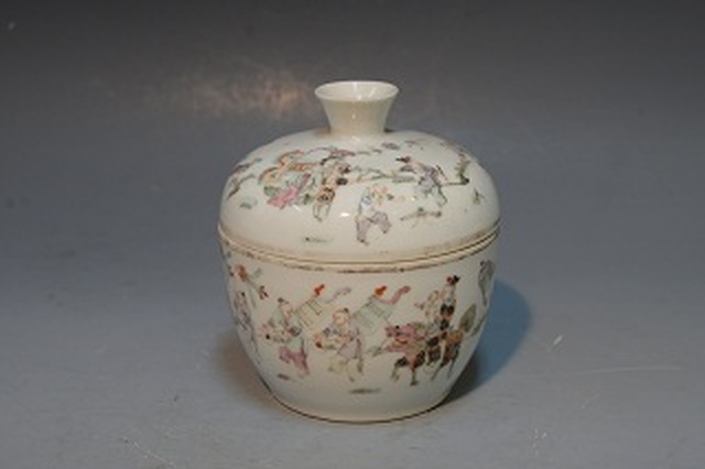 Kirin send child pastel lid jar